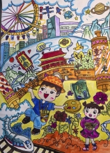 《古城童夢(mèng)，壽春印象》曹韻琛 9歲 壽縣壽春小學(xué)三（6）班